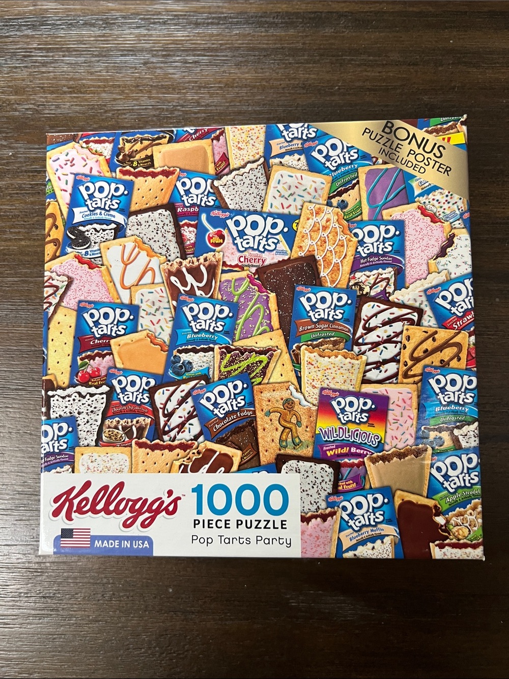 Pop-Tarts Puzzle 1000-Piece Puzzle - Colorful Pop-Tarts Design